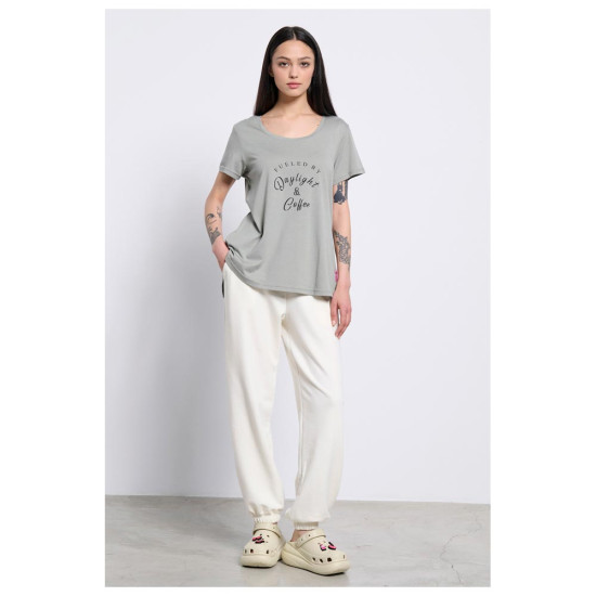 Bodytalk Γυναικείο παντελόνι φόρμας High-Waisted Jogger Pants